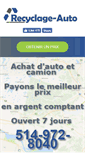 Mobile Screenshot of pare-brise-montreal.pare-brise.ca